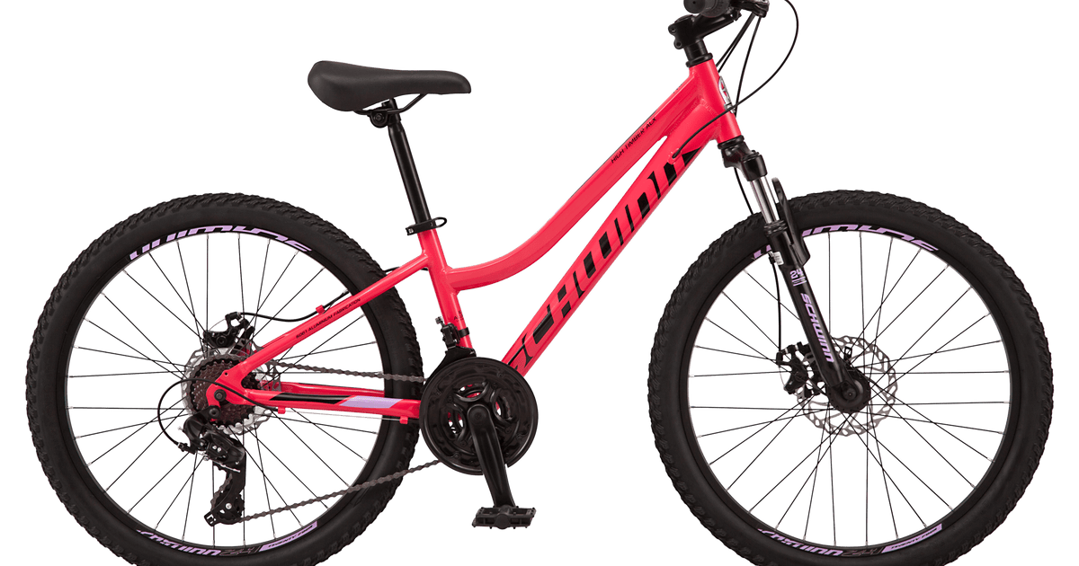 Schwinn Bonafide Men and Women Mountain Bike, Front Suspension, 24-Speed,  29-Inch Wheels, 17-Inch Aluminum Frame, Matte Black/Red