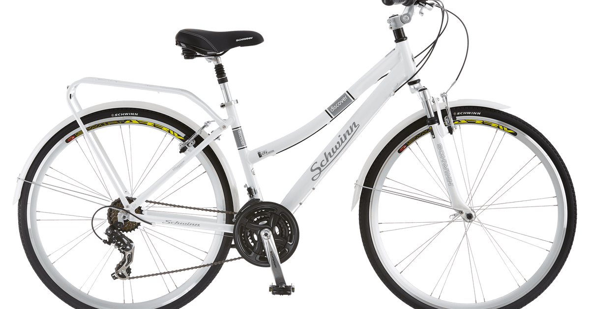 Hybrid bike white outlet