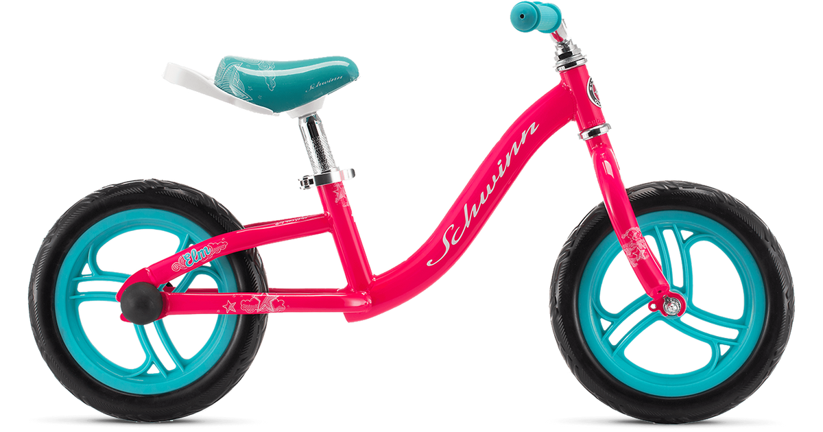 Schwinn Petunia Steerable Kids Bike, Girls Beginner Bicycle, 12-Inch  Wheels, Training Wheels, Easily Removed Parent Push Handle with Water  Bottle Holder, Pink 