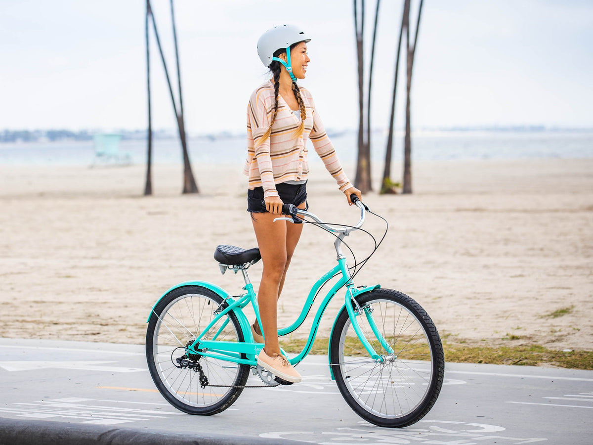 schwinn sanctuary cruiser bicycle 26-inch wheels 7-speed Schwinn Mikko Adult Beach Cruiser Bike