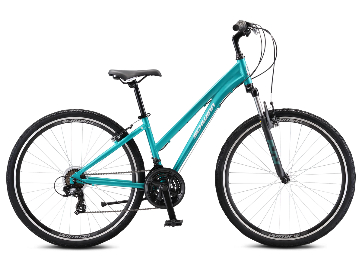 schwinn men's siro 700c hybrid bicycle black 18 inch frame Comfort Bicycle, Lightweight Aluminum Step-Over Frame, Front Suspension Fork, Padded Suspension Seat, 21-Speed Shimano Drivetrain, and Wheels, Sporting Goods Discover the versatile Schwinn Network 1 Hybrid Bike Schwinn Wayfarer Hybrid Bike, 700c