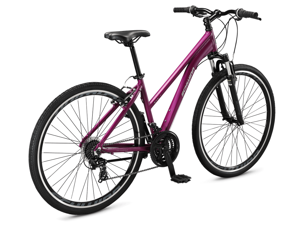 Schwinn GTX 1 Dual Sport Hybrid Bike 700c Wheels 21 Speeds Purple