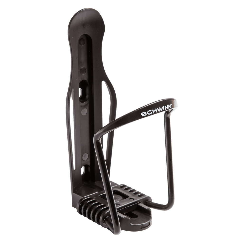 schwinn bicycle water bottle & cage Expandable Water Bottle Cage Black / One Size