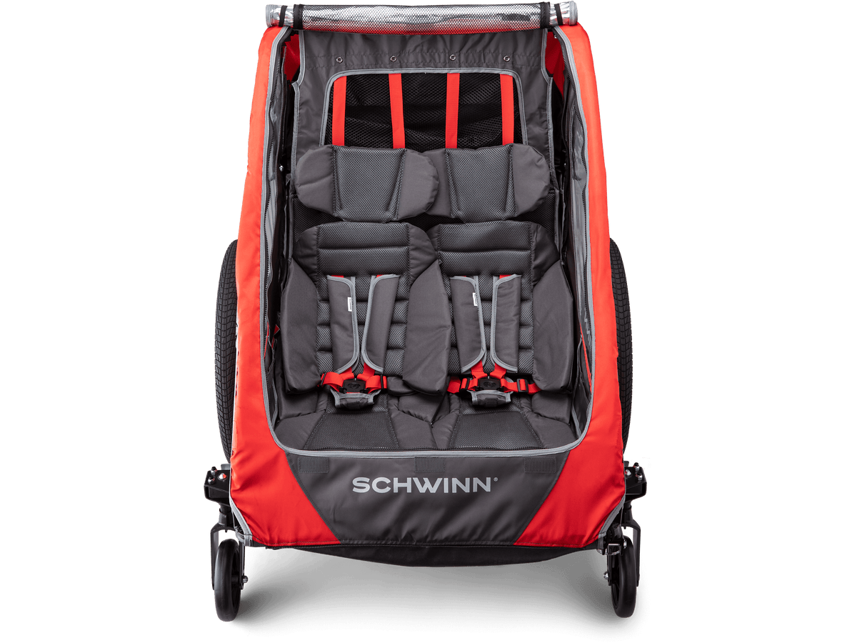 Schwinn Summit Deluxe Trailer and Stroller Kids Red