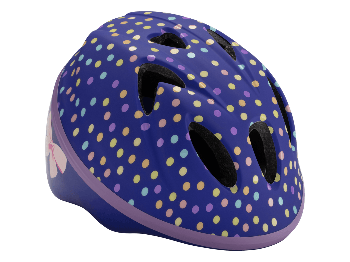 Classic Infant Helmet Purple Polka Dots Schwinn