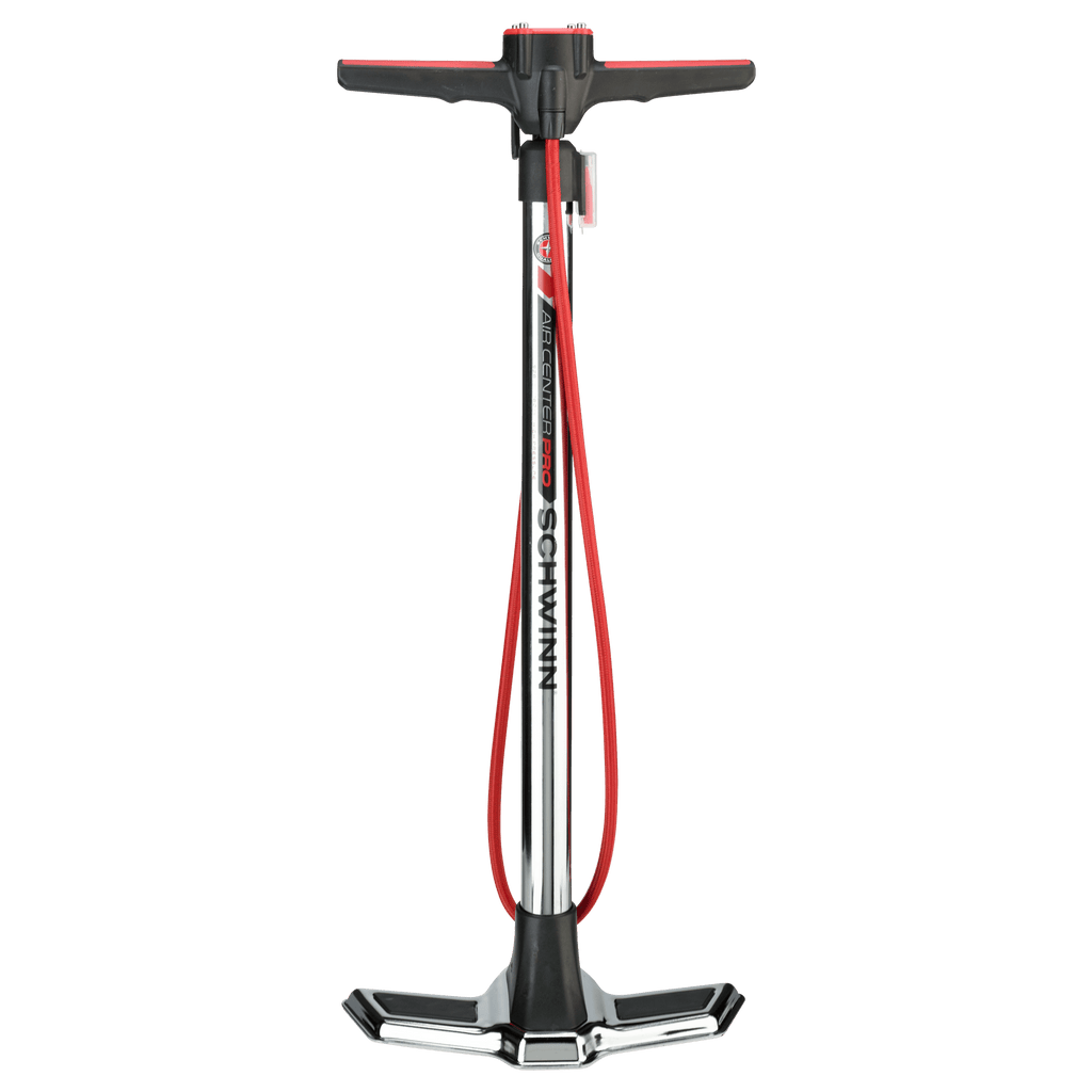 Air Center Pro Floor Pump Silver One Size