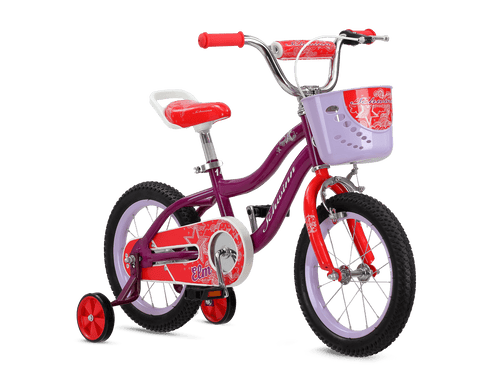 Elm Kid s Bike for 3 4 Year Olds in Purple 14 Wheels Schwinn