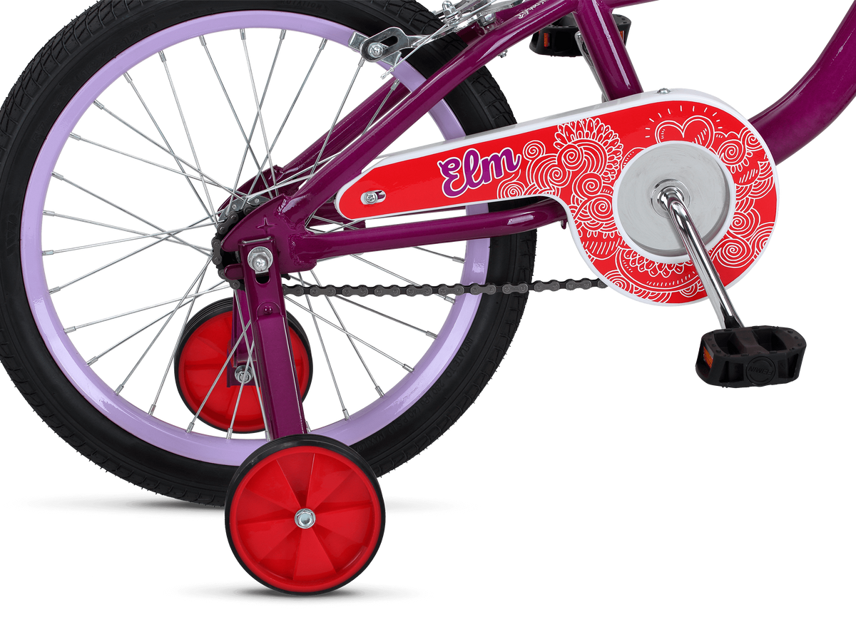 Purple training wheels hotsell