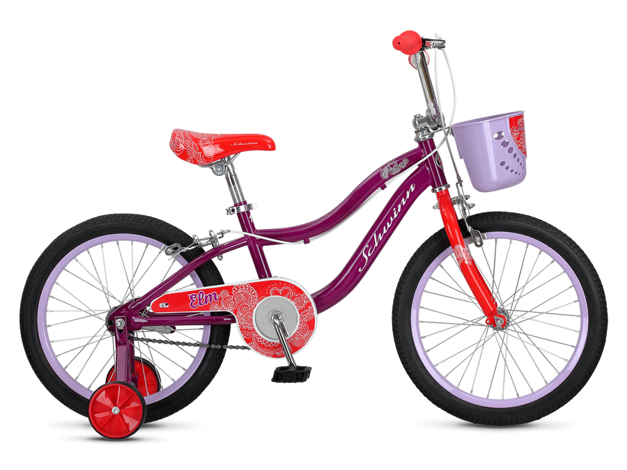 Elm Kid s Bike for 3 7 Year Olds in Purple 18 Wheels Schwinn