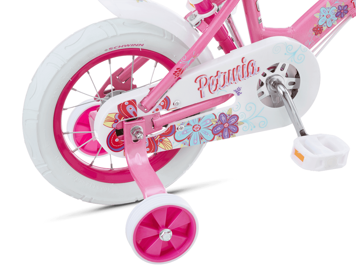 Schwinn grit and discount petunia steerable kids bike