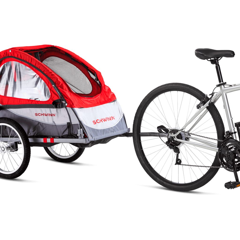 Trailblazer Plus Bike Trailer for Kids Red Schwinn