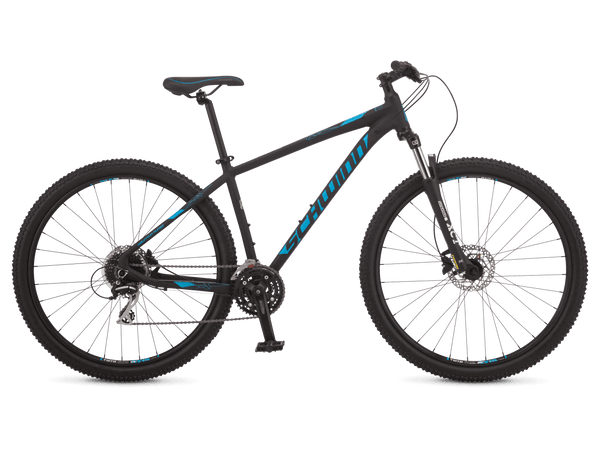 Schwinn Santis Mountain Bike, 24 speeds, 29 inch wheels, Grey, mens sizes 