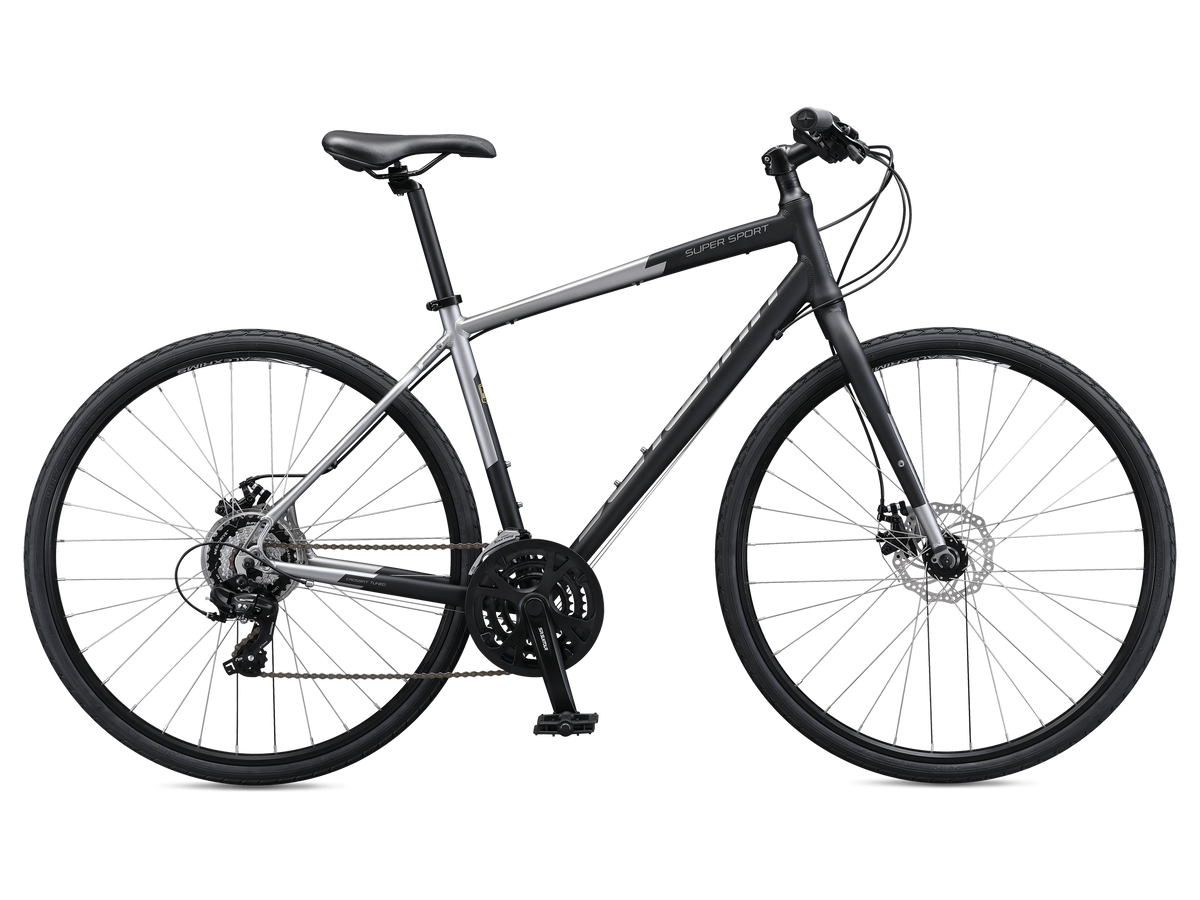 Super Sport Men s Women s Hybrid Bike in Black Schwinn