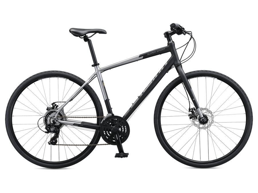 Super Sport Men s Women s Hybrid Bike in Black Schwinn