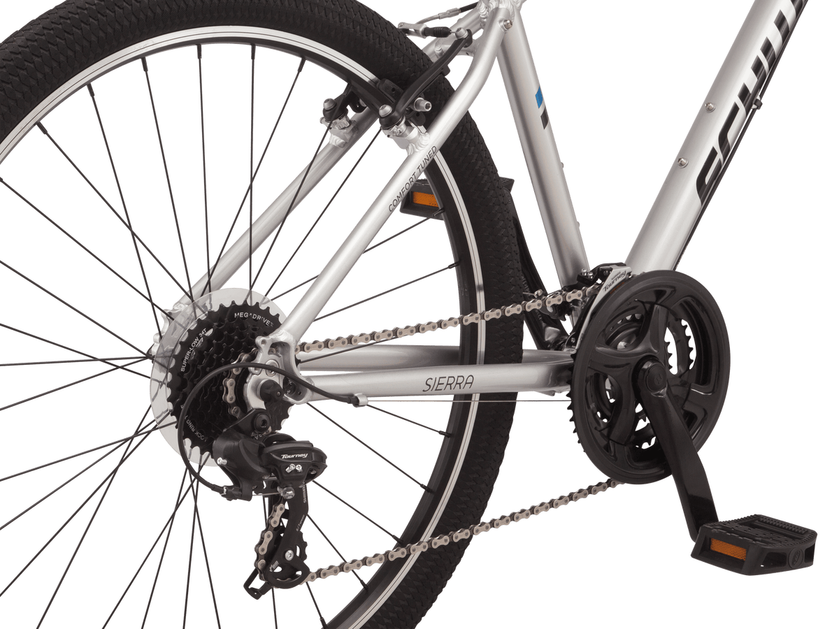 Sierra Adult Hybrid Bike in Grey 27.5/