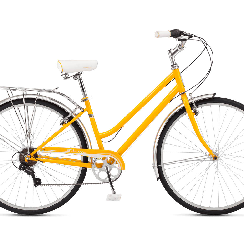 Yellow top schwinn bike