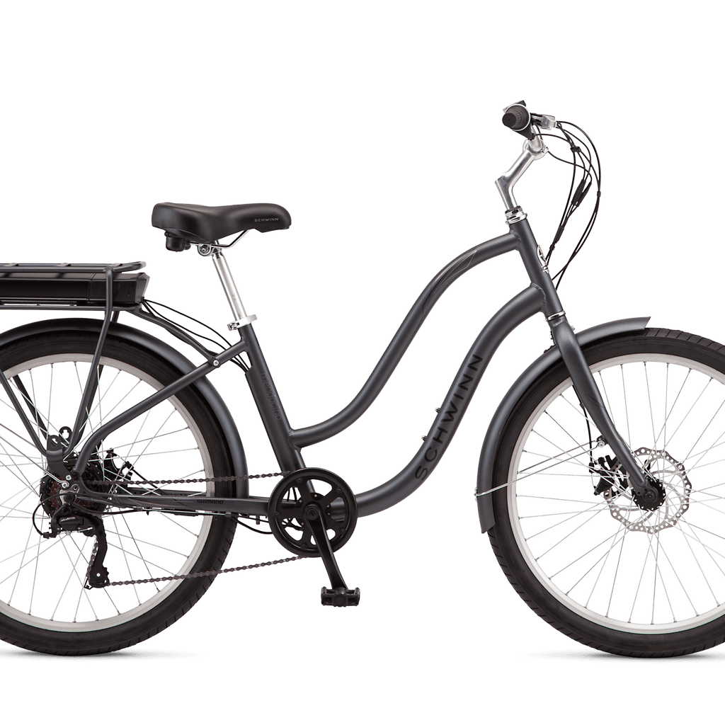 Mendocino Step Thru Electric Bike Grey One Size