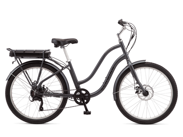 White schwinn online cruiser bike