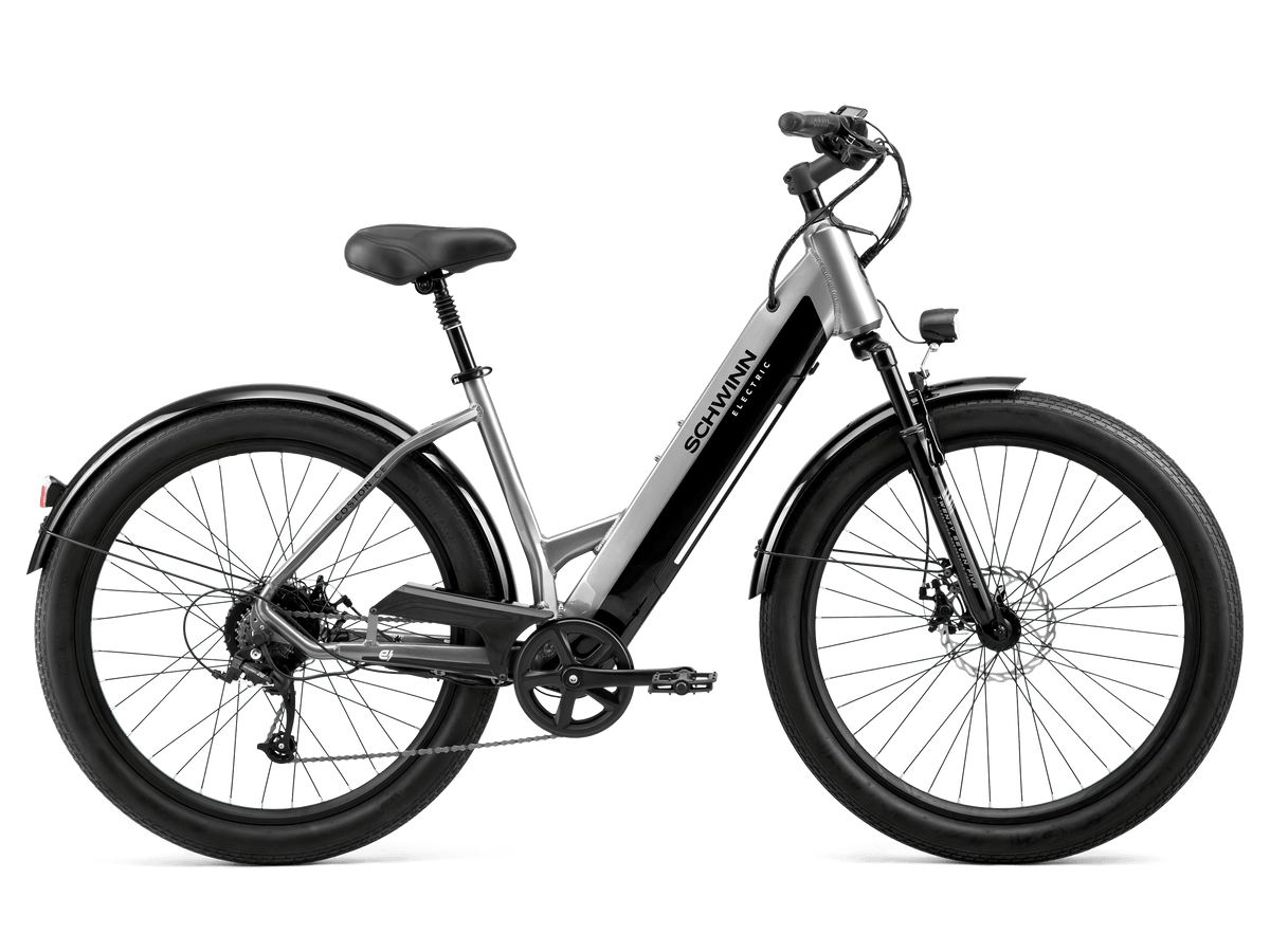 Coston CE Step Thru Electric Bike Unisex eBike Schwinn