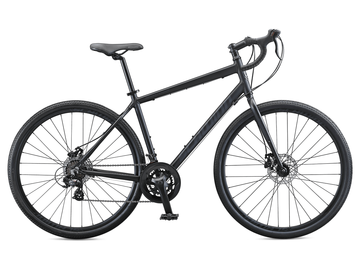 Sporterra Adventure Hybrid Bike in Matte Black Schwinn