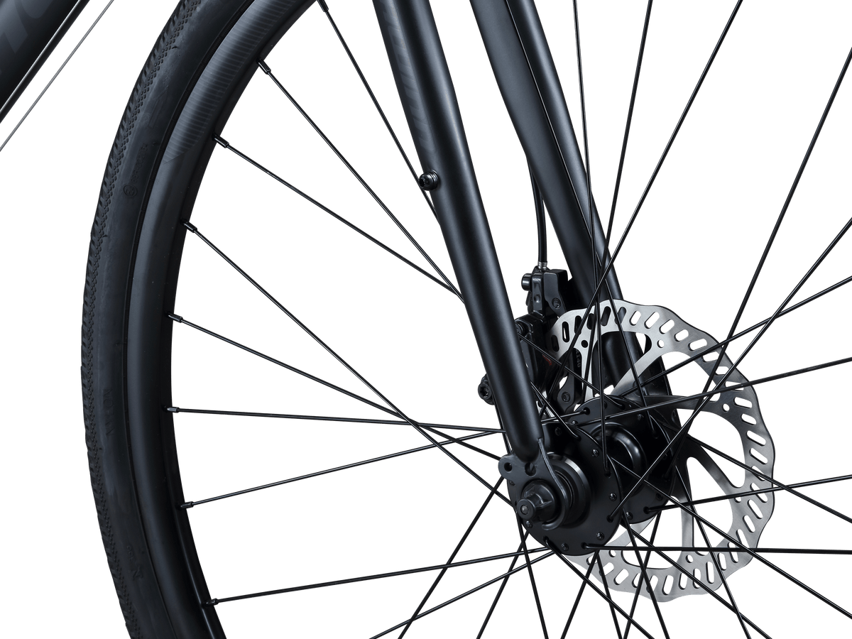 Sporterra Adventure Hybrid Bike in Matte Black Schwinn